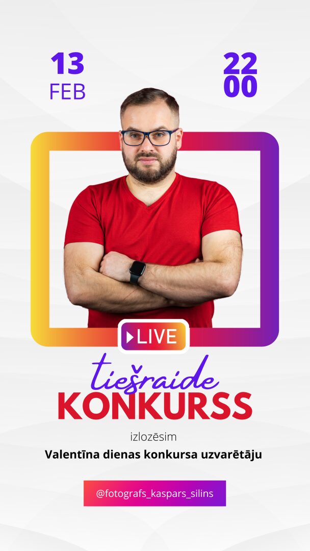 Insta live 01 - Valentīna dienas konkurss