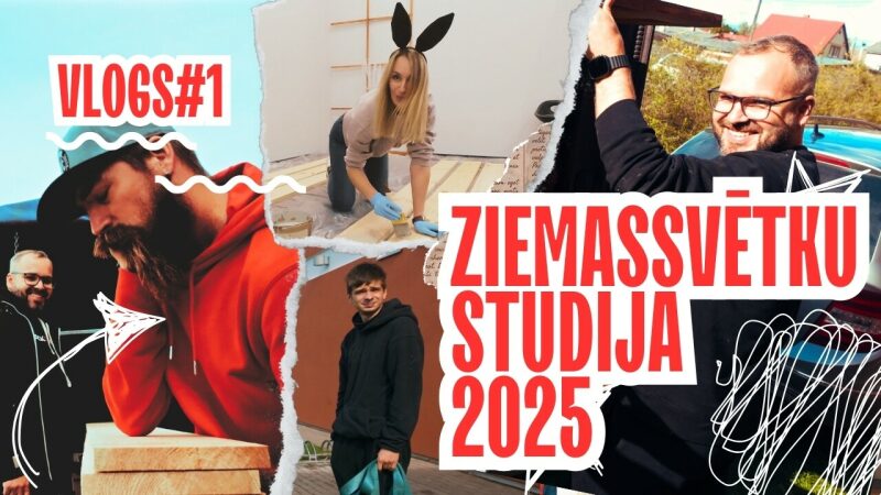 Ziemassvētku studija 2025 #vlogs1
