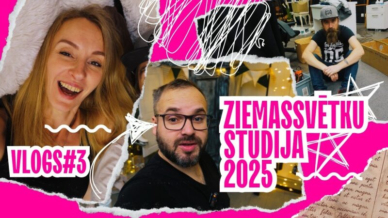 Ziemassvētku Studija 2025 - Vlogs #3
