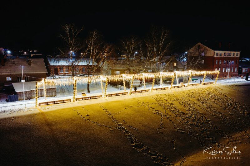 Ziemas nakts Jēkabpilī