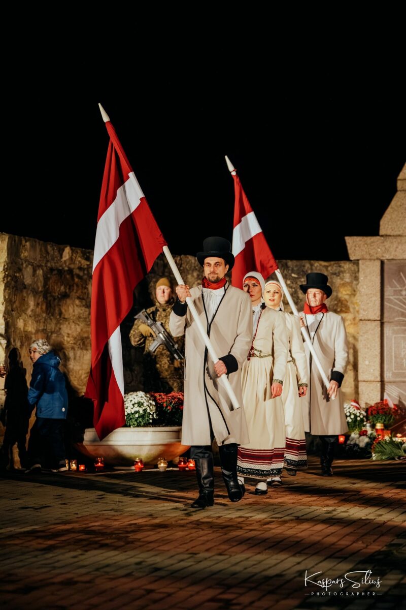 Lāčplēša dienas lāpu gājiens Jēkabpilī