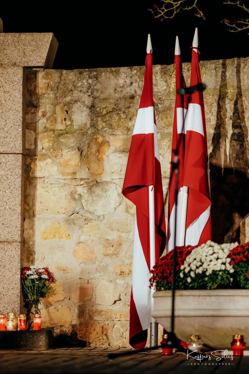 Lāčplēša dienas lāpu gājiens Jēkabpilī