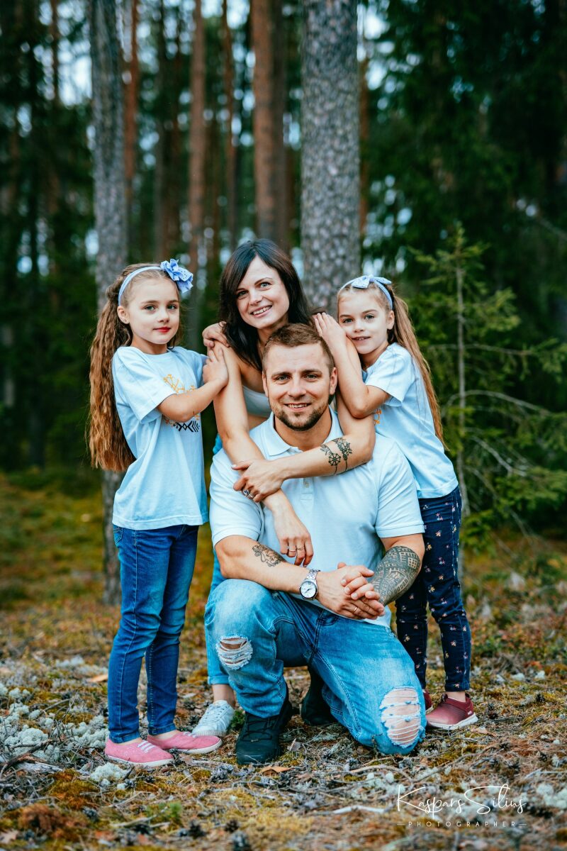 Līgas un Edgara ģimene