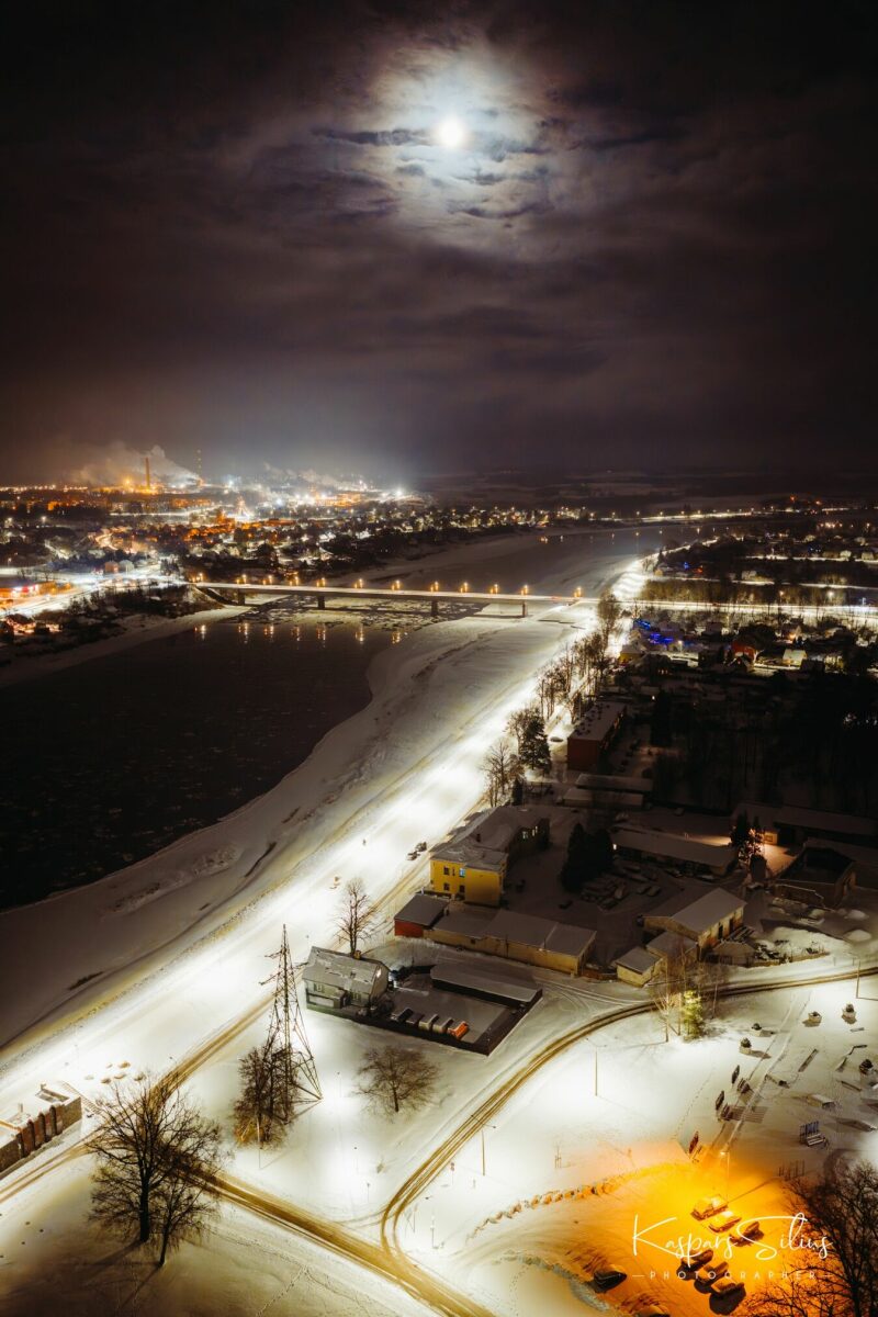 Ziemas nakts Jēkabpilī