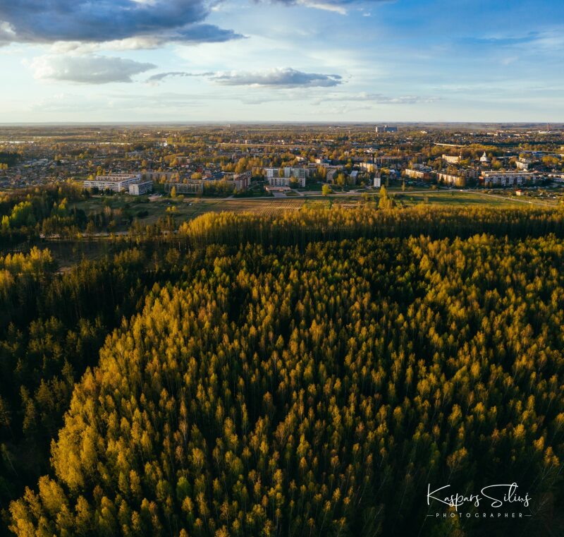 Jēkabpils no augšas