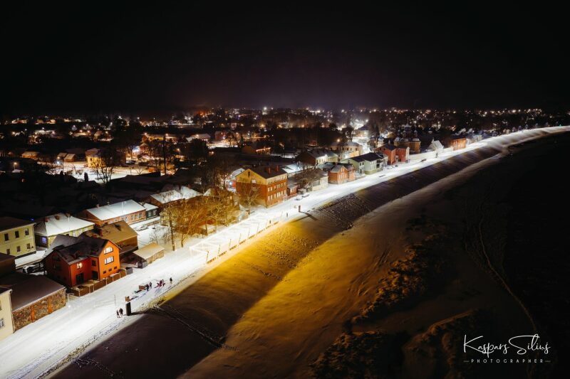 Ziemas nakts Jēkabpilī