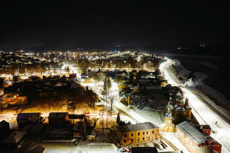 Ziemas nakts Jēkabpilī