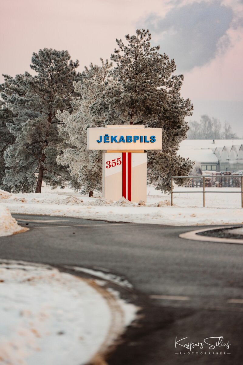 Ziemas skati Jēkabpilī