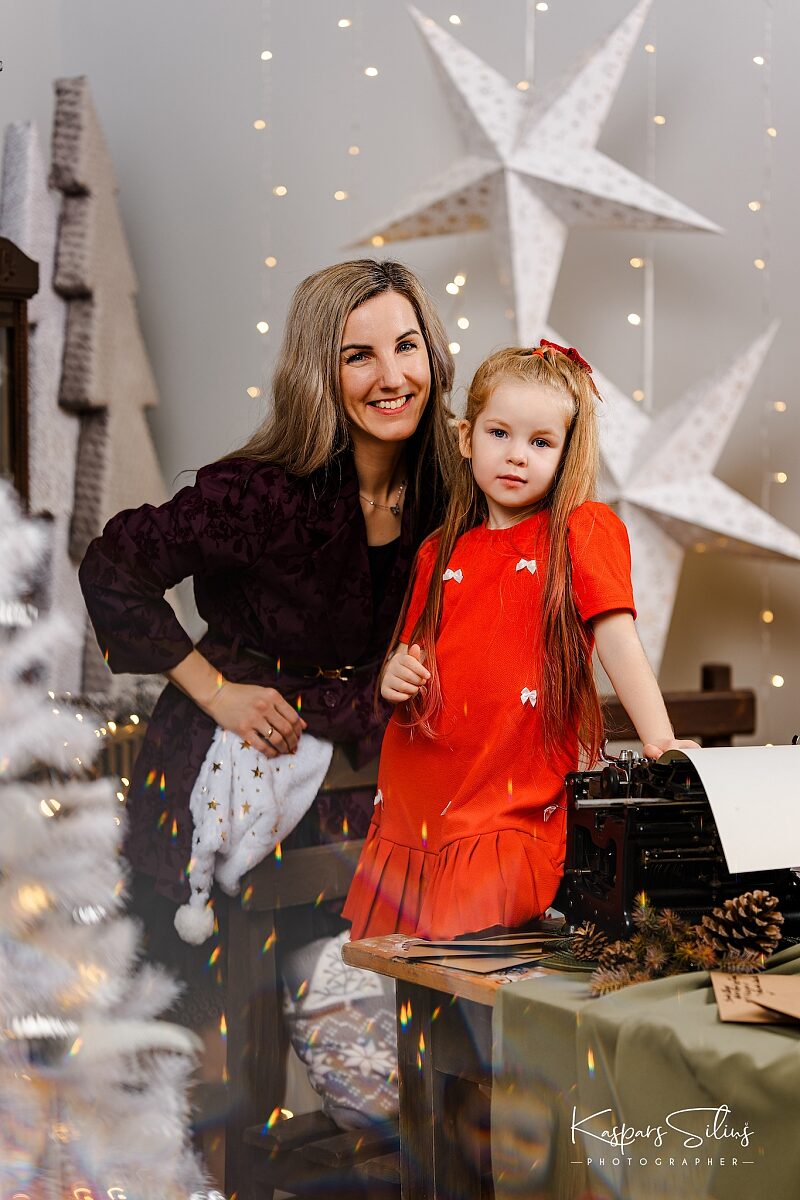 Ziemassvētku fotostudija 2026