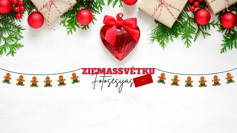 Ziemassvētku fotostudija Jēkabpilī 2022