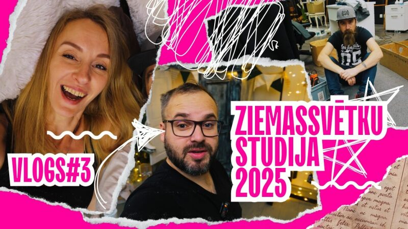Ziemassvētku Studija 2025 - Vlogs #3