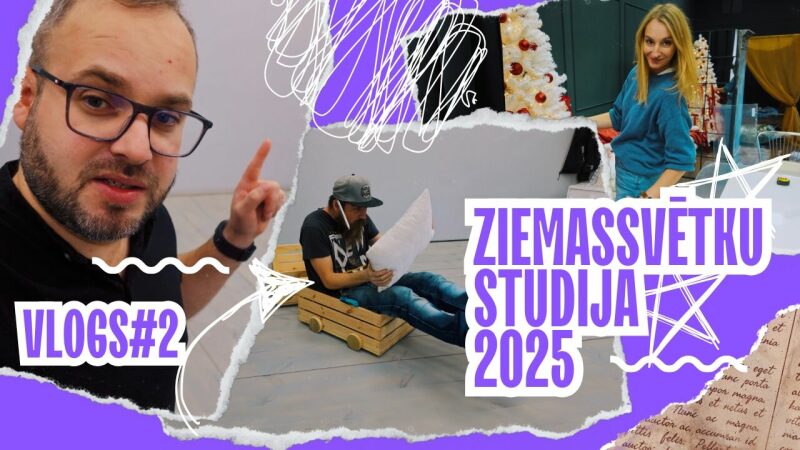Ziemassvētku Studija 2025 - Vlogs #2