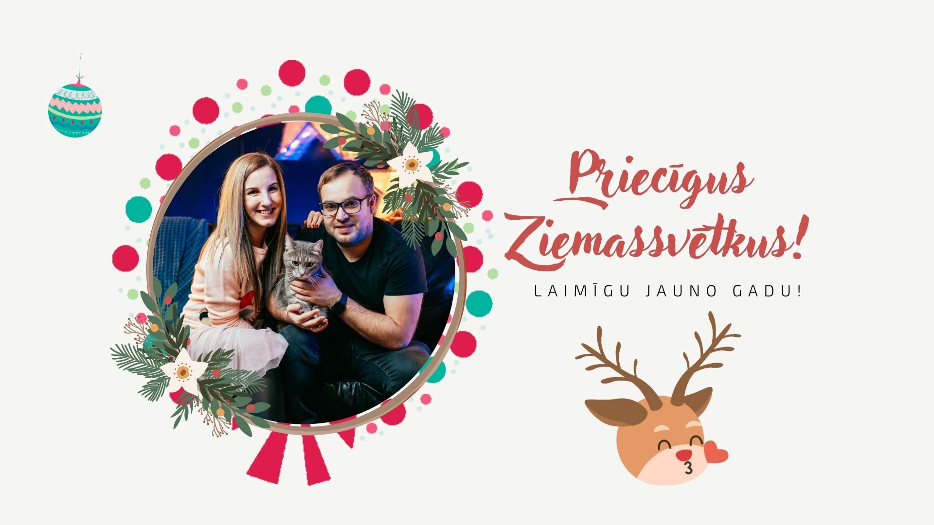 Priecīgus Ziemassvētkus un laimīgu Jauno 2022. gadu!