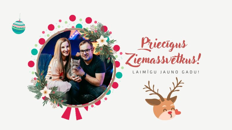 Priecīgus Ziemassvētkus un laimīgu Jauno 2022. gadu!