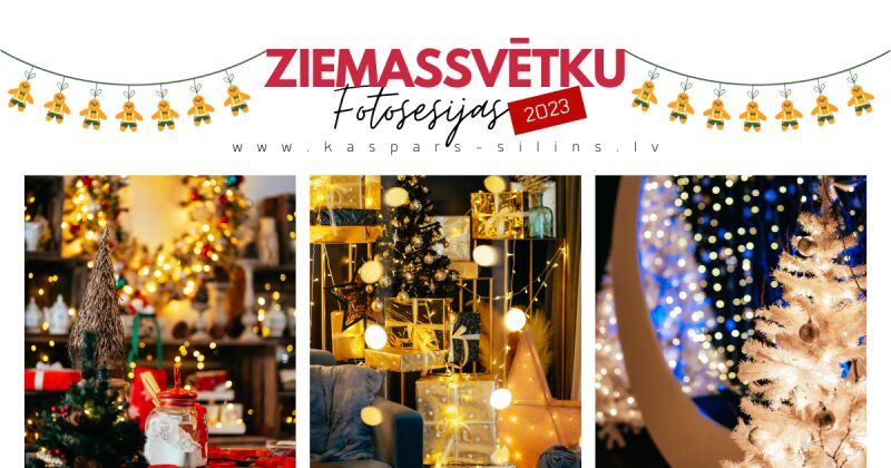 Ziemassvētku fotostudija Jēkabpilī 2023