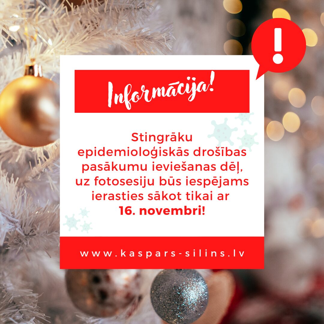 Informācija par ziemassvētku fotosesijām no 21.10-15.11