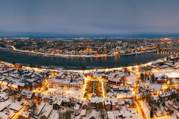 Ziema Jēkabpilī