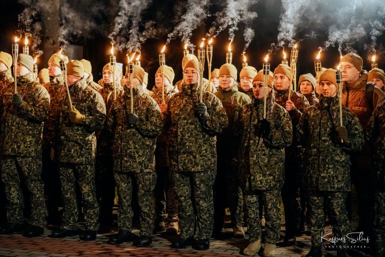 Lāčplēša dienas lāpu gājiens Jēkabpilī