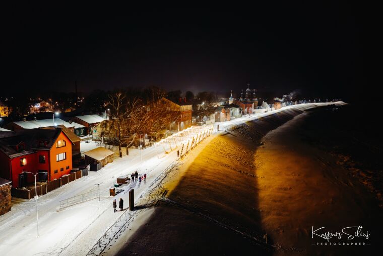 Ziemas nakts Jēkabpilī