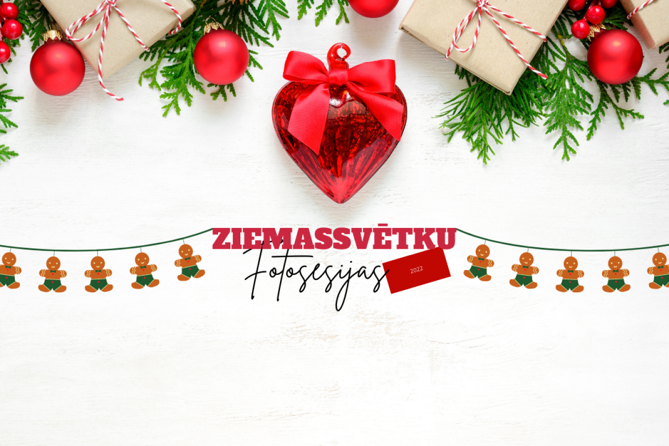 Ziemassvētku fotostudijaJēkabpilī 2022